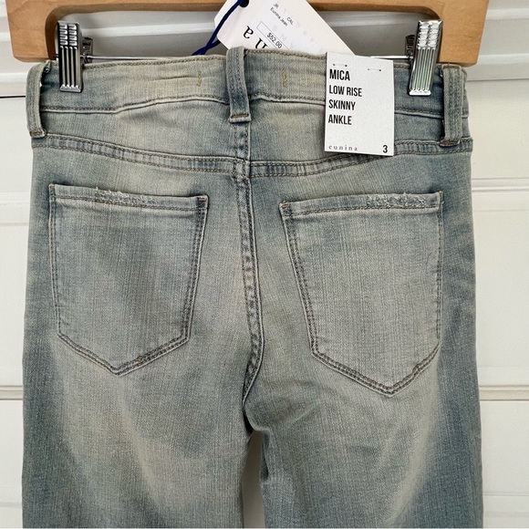 NWT Eunina Mica Distressed Low Rise Skinny Ankle size 3 - Picture 4 of 8